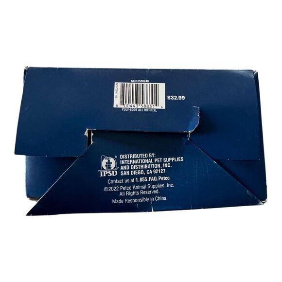 Youly Trailblazer All Weather Pet Boots Size XL Black & Gray Hook & Loop Closure - Picture 3 of 16